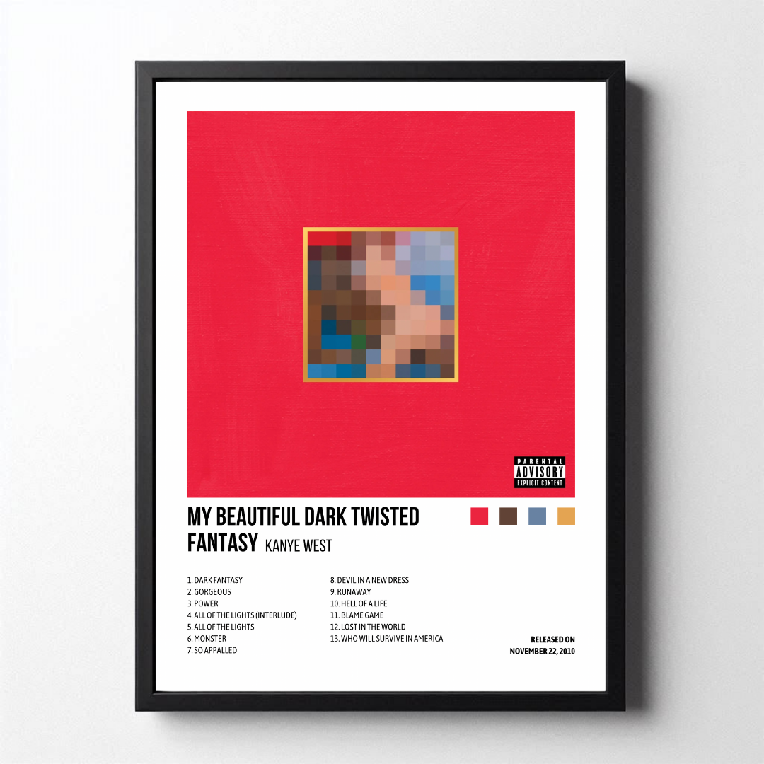 MY BEAUTIFUL DARK TWISTED FANTASY - KANYE WEST